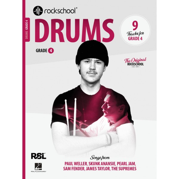 Rockschool Drums Grade 4 2024 (Book/Audio)